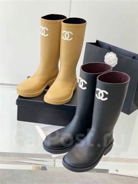 chanel резиновые сапоги